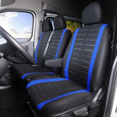 Housse de siège voiture universelle – Protection optimale pour camions et bus – Accès ceinture de sécurité – Coutures pour déploiement airbag (1/5)