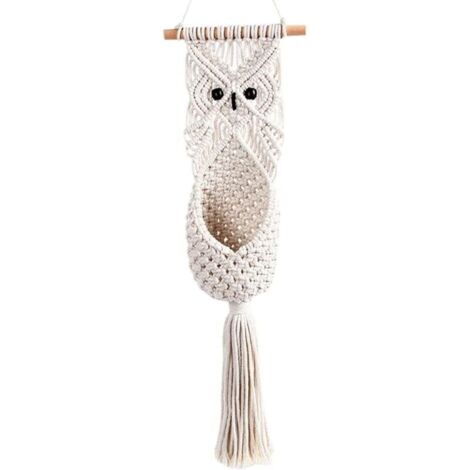 Potter de Fleur Panier Suspendu Plante Crochet, Pot à Fleurs Suspendu, décoration de la Maison Sac en Filet de Pot de Fleurs (1/5)