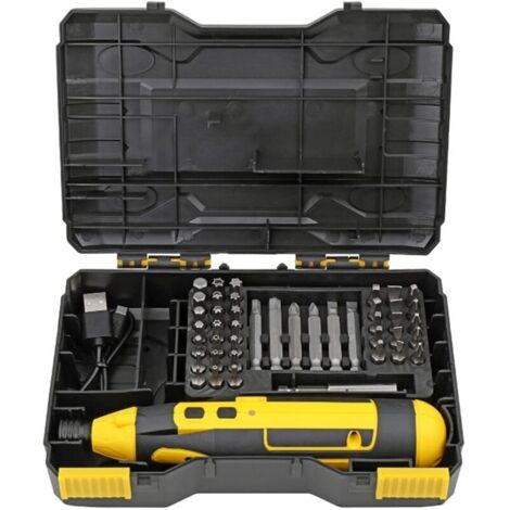 Tournevis électrique sans fil, outil de réparation de perceuse électrique rechargeable au lithium-ion 4V (1/5)