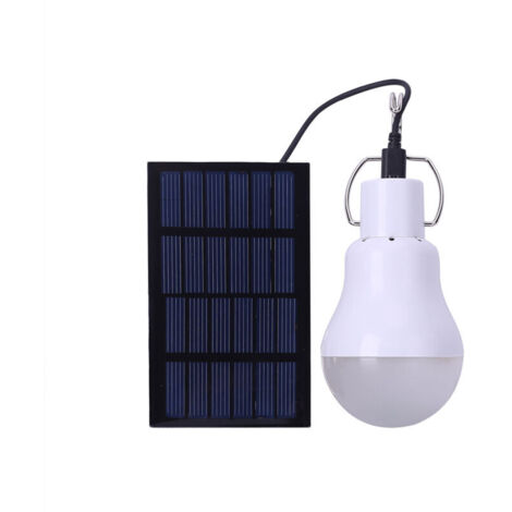 Lampe de camping rechargeable à énergie solaire, adaptée au travail en extérieur et à l'éclairage domestique.1Article (1/5)
