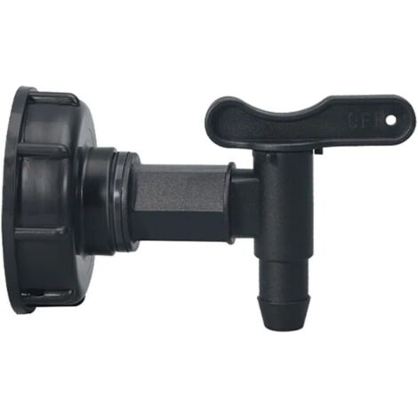 Connecteur de robinet, Adaptateur de robinet for réservoir IBC 3/4", filetage grossier, for robinet de réservoir d'eau de jardin, for tuyaux 3/4", connecteur de remplacement en laiton (1/5)
