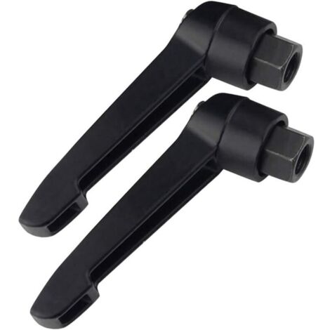 Quincaillerie Fixation Levier de Serrage Boutons Poignée - Réglable Forme de L Serrage Poignée Machine Boutons Femelle ou Mâle Filetage M12 (1/5)
