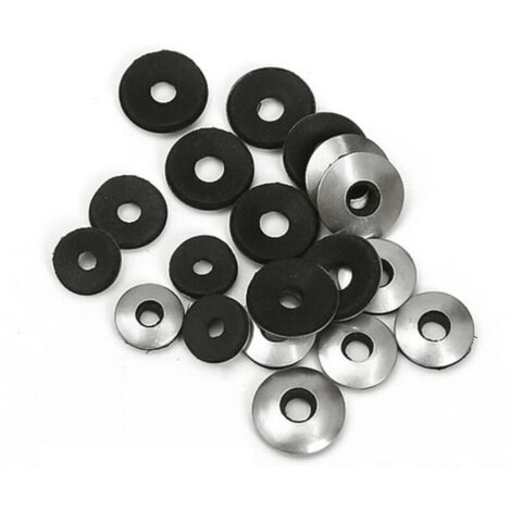 Rondelle plate étanche en néoprène EPDM – Diamètre 14mm, épaisseur 2.5mm – Lot de 50 pièces pour vis auto-perceuses M4.8 (1/5)