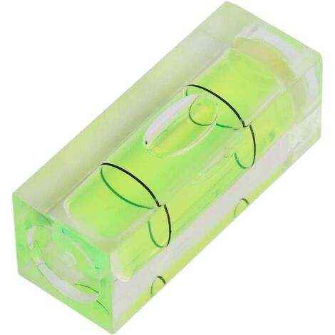 Paquet de 5 mini niveaux carrés 15 × 15 × 40 mm, petit niveau avec niveau de précision à bulle (1/5)