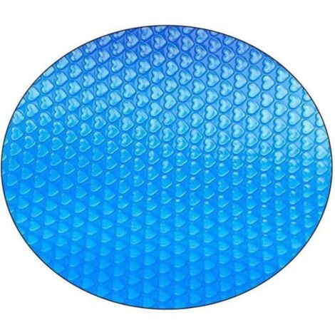 Masque à Bulles - Couverture Solaire Piscine Ronde - Protecteur Solaire Piscine Bassin Chauffage Extérieur Jardin - Film Isolant Piscine - Ø300cm (1/5)