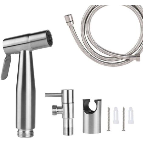 Pulvérisateur de toilettes pour bidet et de toilettes en acier inoxydable, Kit de pulvérisateur de bidet, pulvérisateur de robinetterie Pulvérisateur de WC (1/5)