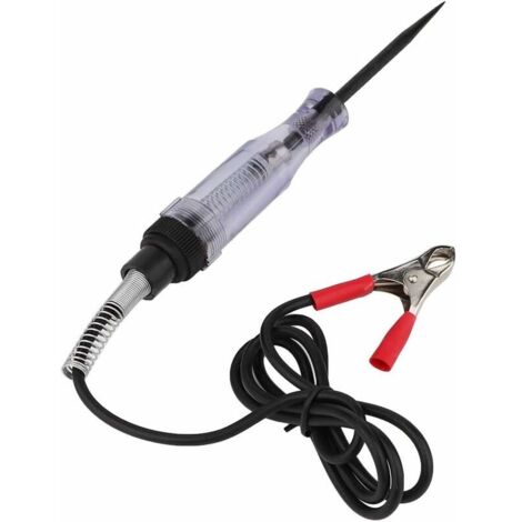 Testeur de Circuit de Tension de Voiture, 6-24V DC Stylo Testeur de Circuit de Camion avec Ampoule D'indicateur et Fil de 95cm pour Usage Individuel ou Commercial (1/5)