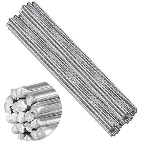 Baguette de Soudure, 50 pièces électrodes de soudage soudure en aluminium à basse température de 2,0 mm - Tiges de soudure faciles à fondre - Résistance à la corrosion (50 cm)