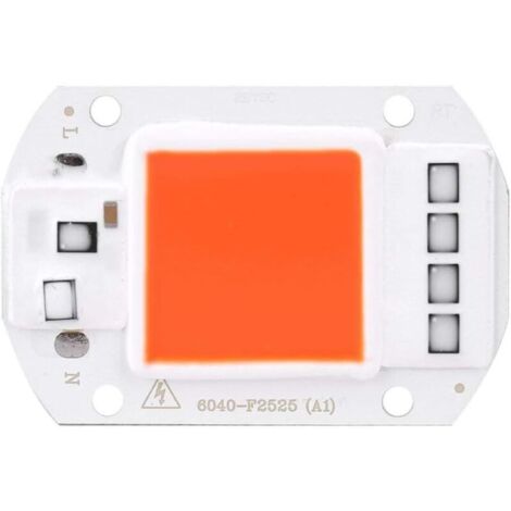 Fdit LED COB Lampe Lumière AC 220 V Lumière Source pour DIY LED Spotlight Floodlight Lampe Économie D'énergie 50W(orange) (1/5)