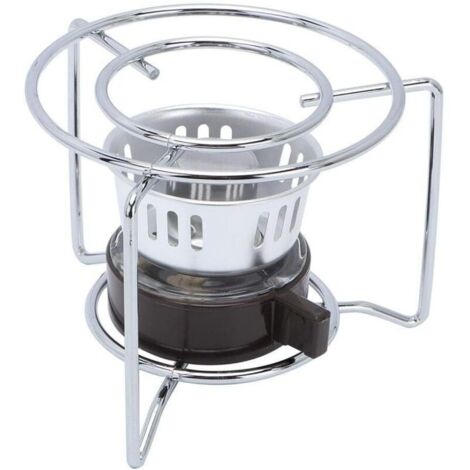 Réchaud à Alcool Portable, réchaud de Camping, extérieur en Acier Inoxydable pour la pêche à Pied