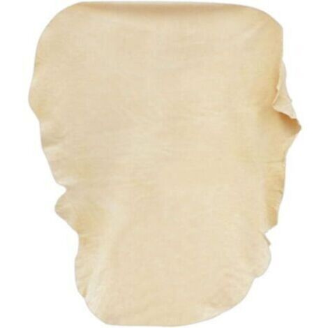 Peau de Chamois Naturelle Voiture XXL/90x60cm, Chamoisée Cuir Véritable Verre Miroir Vitre, Suède Professionnel Efficace Detailing Auto Moto, Anti Rayures Polissage Super Absorbant Séchage