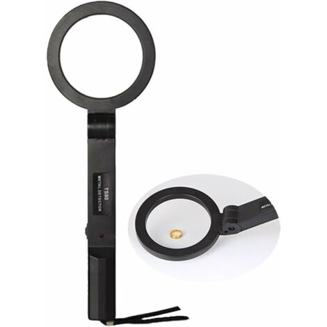 Détecteur de métaux portatif - Capteur métallique de sensibilité portable pour l'inspection de la sécurité, l'alarme, le bruit et l'indicateur LED - Trouver le métal pour la sécurité