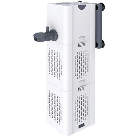 Filtre Intérieur Aquarium 150-260L,15W Débit de 1000L/H, Filtre Interne Pompe Filtre avec Éponges Filtrantes(prise européenne)