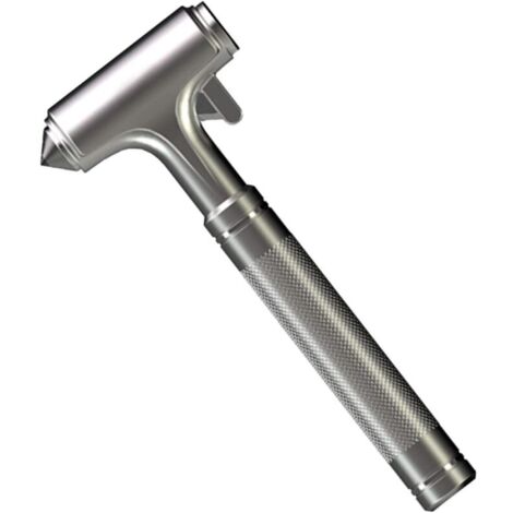 Marteau de sécurité en métal avec Brise-fenêtre et Coupe-Ceinture de sécurité, Outil de Sauvetage d'urgence en Alliage d'aluminium pour la Voiture (1PC) (1/5)