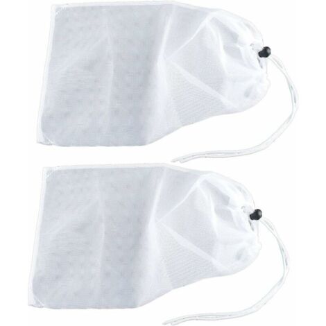 Lot de 2 sacs de rechange pour aspirateur de feuilles de piscine/collecteur de feuilles/broyeur de feuilles/embouchoir de feuilles/maître de feuilles avec cordon de verrouillage (1/4)