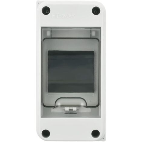 Coffret électrique étanche extérieur IP65 – 3 modules – ABS ignifuge et résistant aux chocs – Installation murale flexible (1/5)