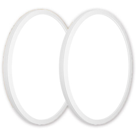 2 lampes de Plafonnier LED Ensemble de ,salle de bain 23 W lumière blanche maintenant ,plafonnier ultra fin étanche protection des yeux ,facile à installer, adapté au salon et à la chambre