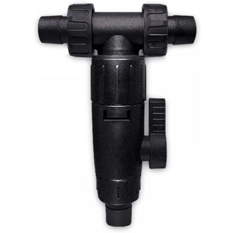 Vanne de changement d'eau d'aquarium pour intérieur de 12 mm et un diamètre extérieur de 16 mm, 3 voies Connecteur de tuyau de valve de contrôle du débit d'eau pour aquariums et réservoirs de poissons (1/5)