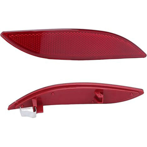 Réflecteur de pare-chocs arrière, catadioptre bandes de réflecteur de pare-chocs arrière gauche et droite 265600004R convient catadioptre pour MEGANE MK3 2008 2013