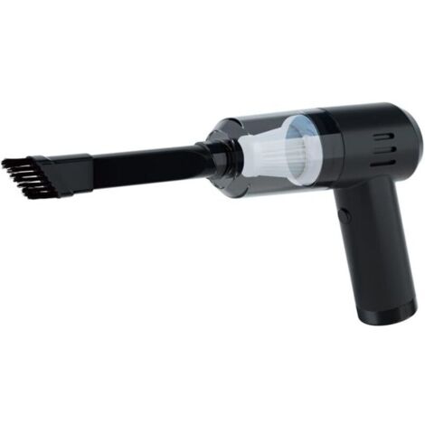 Aspirateur Voiture - Aspirateur à Main sans Fil - USB Voiture Rechargeable Aspirateur Portable - Aspiration Puissante Aspirateur pour Maison,Table, Bureau - Noir (1/5)