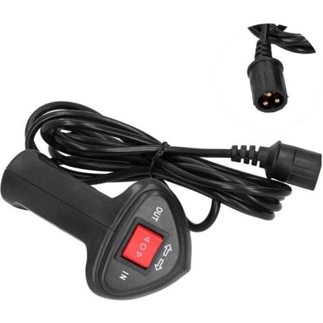 Commande à distance électrique pour treuil – Câble 9,2ft – Contrôle fiable – Installation plug-and-play pour véhicules tout-terrain (1/5)