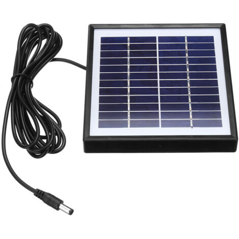Panneau solaire extérieur 5 W 12 V Polysilicium Panneau solaire pour caméra de sécurité 13 x 14cm (1/5)