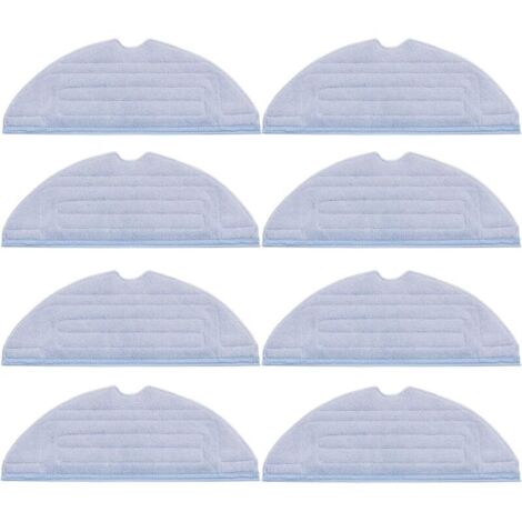 Lot de 8 lingettes de rechange pour Roborock S7 T7S T7S puls G10 accessoires, microfibre douce, lavable et réutilisable (1/5)