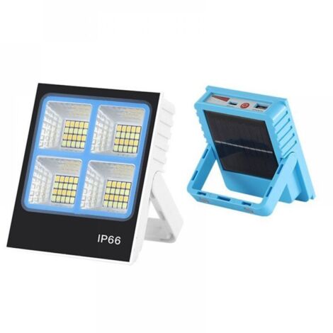 Lampe de camping solaire Une lampe solaire rechargeable et longue durée, idéale pour le camping, à suspendre sous une tente ou à utiliser à la main (1/5)