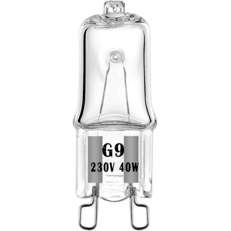 Lot de 4 Ampoule halogène G9 Pour Four Oven 40W 230V Ampoule à Tolérance de 300°C [Classe énergétique G] (1/5)