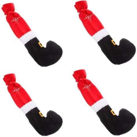 Housses de pieds de table pour décoration de pieds de chaise, chaussettes pour Noël, réunions de salle à manger, dossier de chaise (1/5)