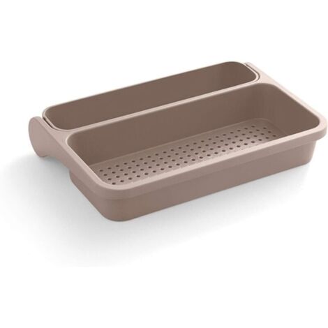 Panier égouttoir/étagère pliable pour fruits et légumes, sans rinçage, temps de cuisson (couleur : rose) (1/5)