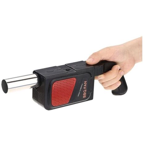 Souffleur électrique pour barbecue - Ventilateur de cuisson portable pour camping et pique-nique - Activateur de feu sans piles (1/5)