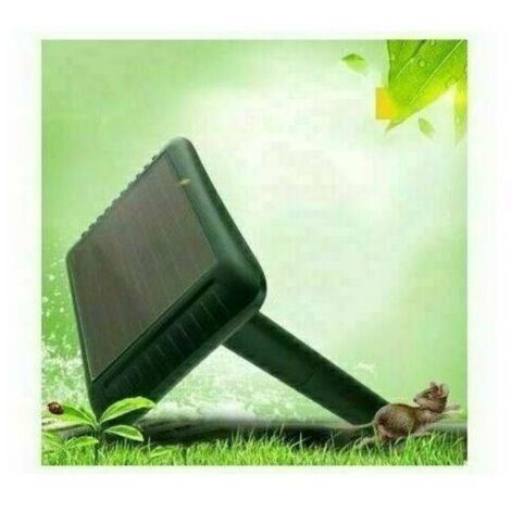 Lot de Répulsif Taupe Solaire Répulsif, Ultrason Mole Chasse Taupe Solaire Intelligent Combine Sons et Dispositif étanche de Charge Solaire pour Jardins Extérieurs Pelouse. (1/3)