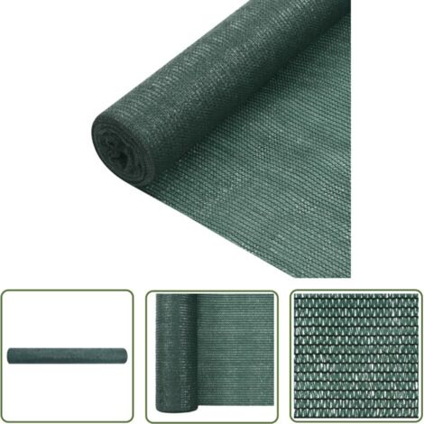 Filet brise-vue Vert 1x10 m PEHD 75 g/m² (1/4)