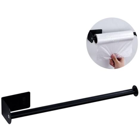 Porte-serviettes en papier étagère de rangement pour sac de conservation armoire murale porte-chiffon sans poinçon-Ensoleillé (1/5)