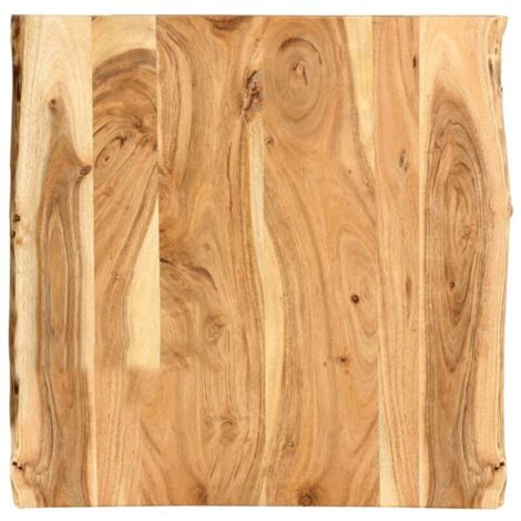 Plateau De Table Dessus de table Bois d'acacia massif 58x(50-60)x2,5 cm 29583 (1/5)