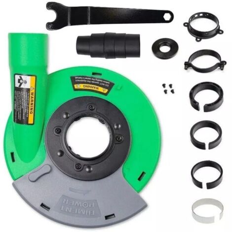 Diment Power Capot de Protection pour meuleuses d'angle 115mm / 125mm. utilisé avec Disque Diamant à Meuler Béton (1/5)