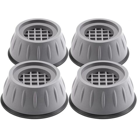 Coussinets anti-vibrations pour machine à laver 4 pièces anti-chocs et anti-bruit Support pour lave-linge séchant Coussinets anti-marche Anti-dérapant Réfrigérateur Lit Tapis de nivellement Isolation (1/5)