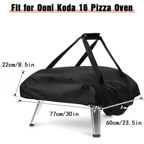 Housse de protection pour four à pizza 77x60x22cm – Tissu Oxford 420D étanche – Résistante aux intempéries – Accessoire Ooni Koda 16 (1/5)