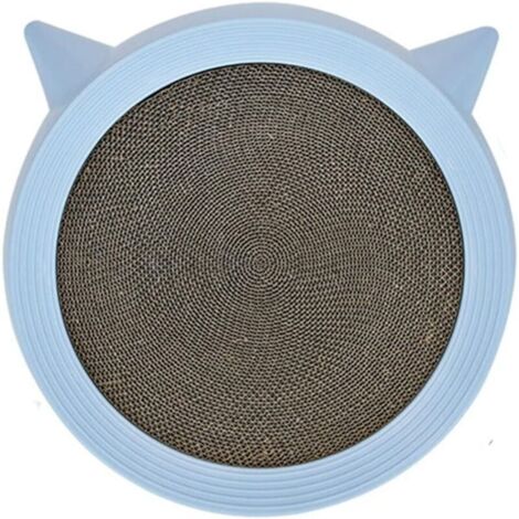 Arbre à chat, griffoir en carton ondulé, tapis de ponçage en carton résistant pour chats dodus, grand griffoir pour lit/salon, recyclé pour protéger les meubles, gamelle à griffer (1/5)