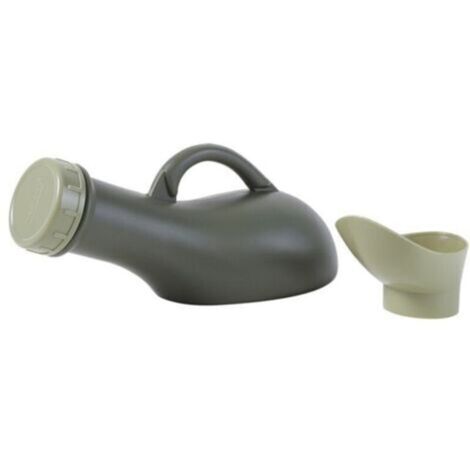 Urinoir homme femme portable unisexe : urinoir pistolet avec poignée bouchon bouteille urinoir pipi urinoir voiture pour voyage plastique anti-reflux urinoir lit nuit camping pot micti (1/5)
