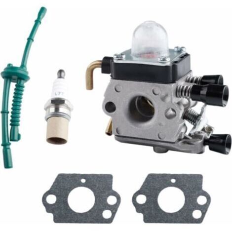 Carburateur Debroussailleuse pour Stihl FS38 FS45 FS46 FS55 FS74 FS75 FS80 FS85 HL45 HL75 HS70 HS74 Débroussailleuse Brosse Kit de pilote de carburant (1/5)