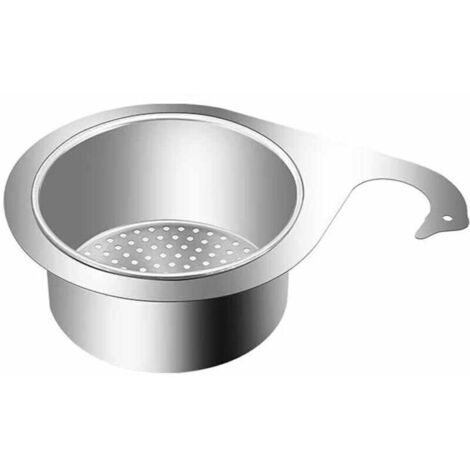 Passoire d'évier en acier inoxydable en forme de cygne, passoire d'évier de cuisine, panier d'égouttage multifonctionnel pour filtrer les déchets de cuisine et laver les légumes (1 pièce).
