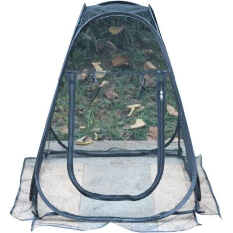 Barrière anti-moustiques et insectes portable, facile à installer, idéale pour les balcons, terrasses et jardins,70x80x70 (1/5)