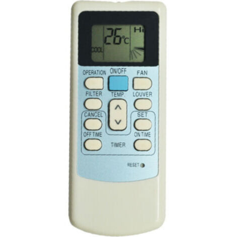 Applicable à la télécommande du climatiseur Hitachi LH6 (1/4)