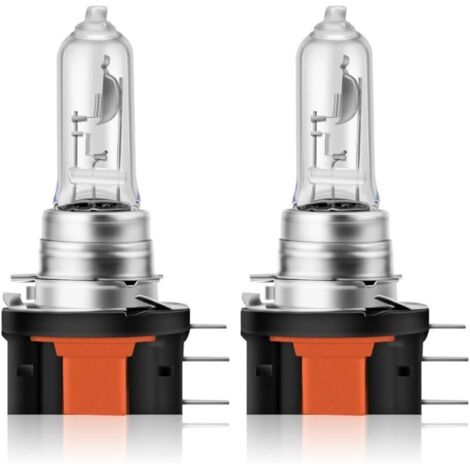 H15 12V 15/55W Ampoule Halogène de Phare, 3000K Jaune Feux de Croisement/Feux de Route Brouillard Super Lumineux Remplacement de Lampe Pour Voiture Halogène, 2 Pièces (1/5)