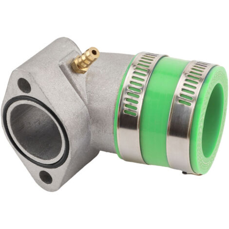 Collecteur d'admission GY6 150CC vert modifié pour moteurs horizontaux, motos à quatre roues, véhicules tout-terrain, karts et pièces de modification haute performance à haut débit. (1/5)
