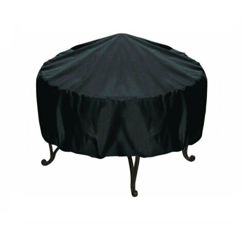 Barbecue Couverture, Barbecue ronde extérieure Couverture extérieure jardin BBQ Grill Cover, antipluie, poussière et résistant aux UV Covers Grille ronde, Petite table ronde couverture 8635cm (1/5)