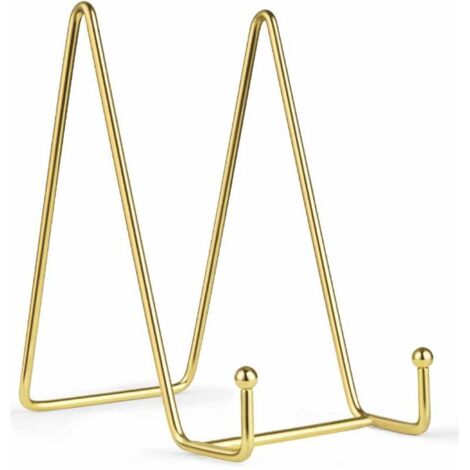 Support pour cadre photo en fer forgé en forme de N, support minimaliste en métal pour téléphone et tablette, présentoir décoratif pour assiettes. (1/5)