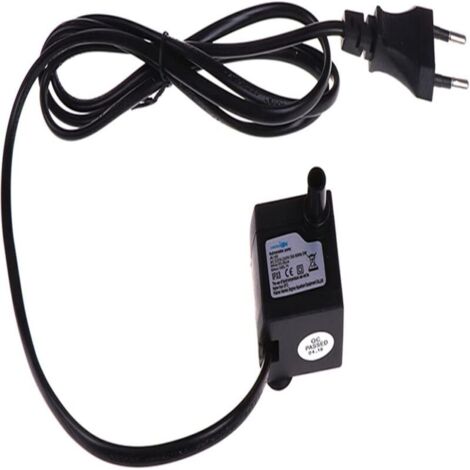 Mini pompe submersible réglable silencieuse et étanche avec ventouse pour fontaine d'aquarium, prise UE 220-240 V (1/5)